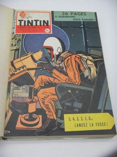 null TINTIN 

Lot de deux recueuils du journal de Tintin 32 et 36

1957 et 1958