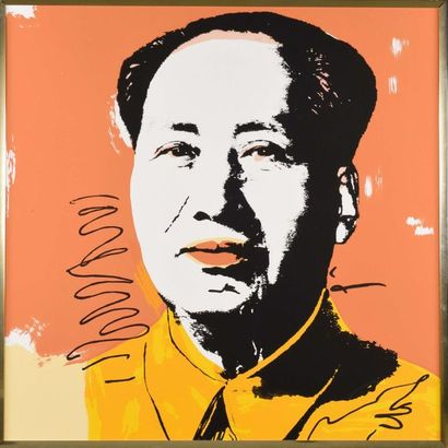 null SUNDAY B. MORNING, d’après ANDY WARHOL (USA/ 1928-1987) Mao sérigraphie en couleurs,...
