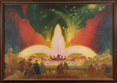 FÉLIX COURCHÉ (ENG/ 1863-1944) Fireworks...
