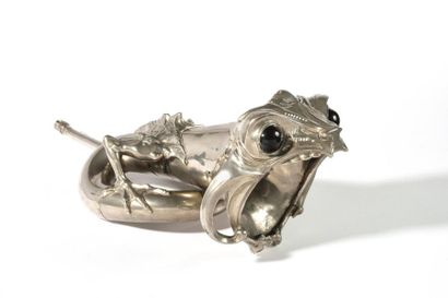 Carlo BUGATTI ( 1856-1940) 
Frog Alarm 
Art-Nouveau...