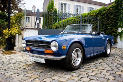 1972 Triumph TR6 Numéro de série CF117OU

Bel état général

Un six cylindres abordable

Carte...