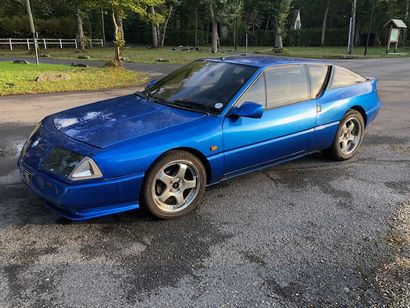 1989 ALPINE-RENAULT GTA V6 TURBO French collector's registration document With a...