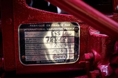 c1964 INTERNATIONAL HARVESTER FRANCE SUPER CUB Numéro de série 727542
Type FFS CUB
A...