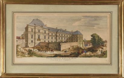 null Jacques RIGAUD (1680-1784) d’après, Vue du Château de Meudon, Vue du Château...