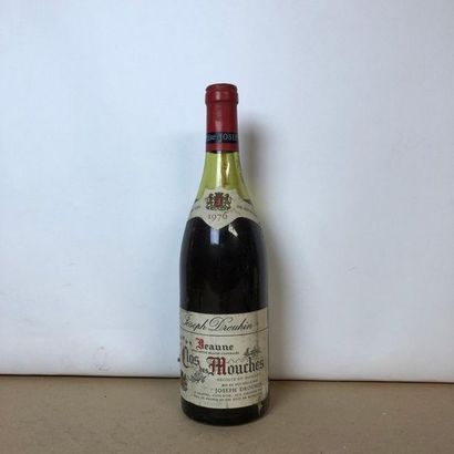 null 1 bouteille CLOS DES MOUCHES 1976 Joseph Drouhin (niveau entre 4cm et 4,5cm,...