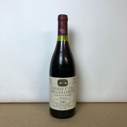 null 1 bouteille VOLNAY 1985 1er Cru "Clos des 60 Ouvrées" La Pousse d'Or (étiquette...