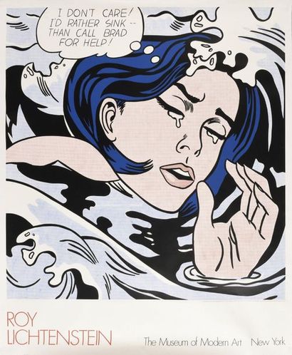 null ROY LICHTENSTEIN (1923-1997) MOMA, 1989 Affiche en couleurs 141 x 120 cm