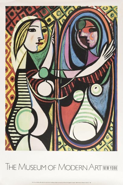 null PABLO PICASSO (1881-1973) MOMA Affiche en couleur 173 x 120 cm