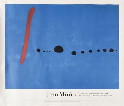 null JOAN MIRO (1893-1983) MOMA, 1994 Affiche en couleurs 124,5 x 139,5 cm