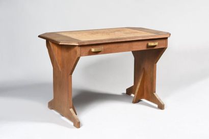 null MAISON GOUFFE Desk with a rectangular top with cut sides with a corbin beak...