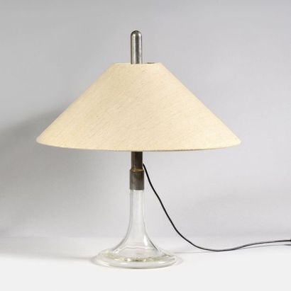 null INGO MAURER (Born in 1932) DESIGN M Editor " ML3 " Glass blown lamp with crushed...