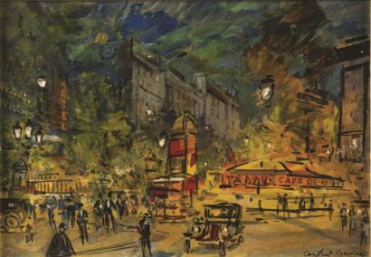 null KOROVIN Konstantin (1861-1939)

Boulevard Saint-Denis

Oil on cardboard

Signed...