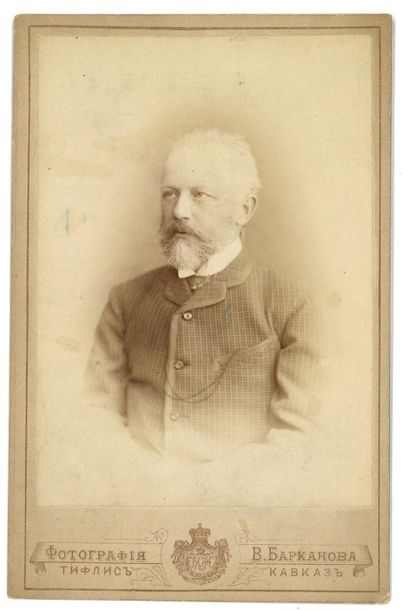 CHHAIKOVSKI Piotr (1840-1893) 
Portrait....
