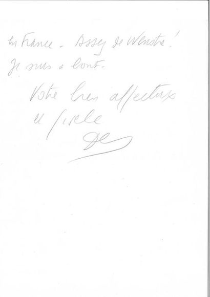 null CÉLINE (Louis-Fer dinand Destouches, known as Louis-Fer dinand). Set of 10 autograph...