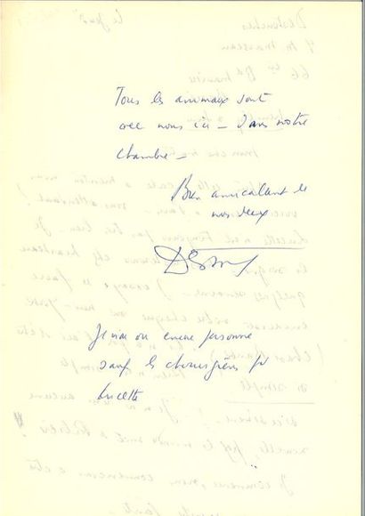 null CÉLINE (Louis-Fer dinand). 9 lettres autographes signées [à maître Thorvald...
