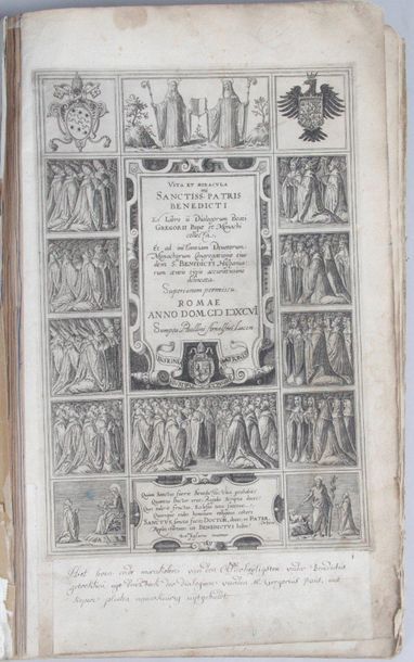 null PASSERI et CAPRIOLI: Vita et Miracula Sanctissimi Patris Benedicti ex libro...