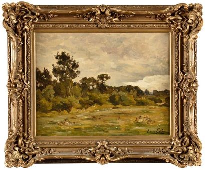 null Louis Alexandre CABIÉ (1854-1939) Paysage Oil on canvas, signed lower right...