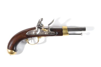 Pistolet d’arçon à silex modèle AN XIII....