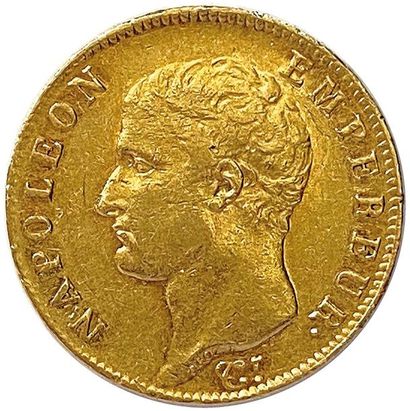  NAPOLÉON Ier 1804-1814 20 Francs or (tête nue / RÉPUBLIQUE FRANÇAISE) 1806 Paris....