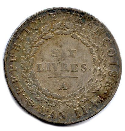 null Lot de trois monnaies françaises en argent : Louis XIV Demi-écu à la mèche longue...