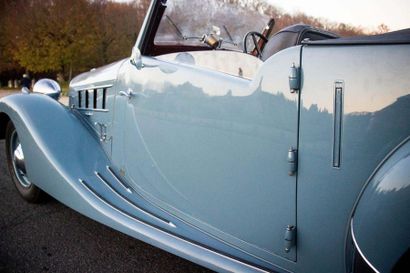 1936 Delahaye 134N Cabriolet Labourdette Chassis number 47026 
Bodywork number 6507...