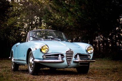 1961 Alfa Roméo Giulietta Spider Type 750

Numéro de série 169005 

Bel état de restauration...