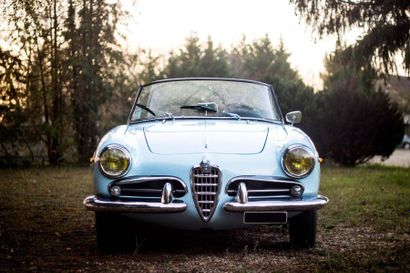 1961 Alfa Roméo Giulietta Spider Type 750 
Numéro de série 169005 
Bel état de restauration...