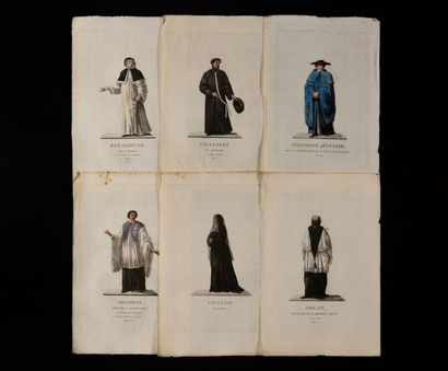 null Jacques - Charles BAR (1740 – 1811) fecit Tous les Costumes des ordres religieux...