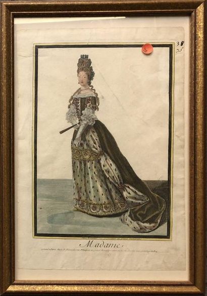 null Robert BONNART (1652 – 1733) COSTUMES : – Madame – Monseigneur le Dauphin -...