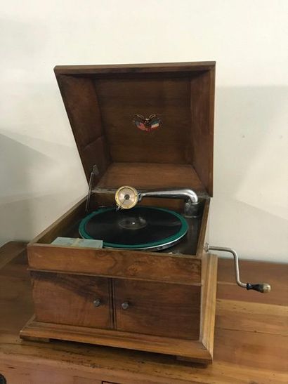 null PHRYNIS

Phonograph in box

In working order. 

Good condition. 

Boxes of needles...
