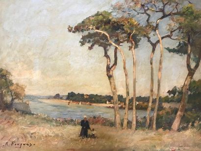 Robert FOUQUES Robert Fouques

Point of St Lunaire

Oil on canvas 

SBG

46 x 55...