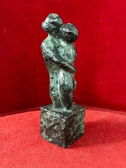 Mélanie QUENTIN Melanie QUENTIN 

You and I

Bronze subject with green patina 

Signed...