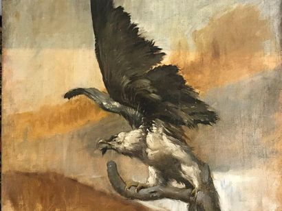 null Rapace

Oil on canvas

Restorations

38 x 46 cm

Unsigned

- Oil on cardboard

Turkey

33...