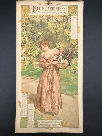 null Calendrier 1897 La Belle Jardinière

Quatre pages comportant trois mois illustrées...