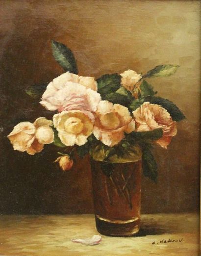 null Casimir NEKROV (XX)

Still life with flowers

Oil on canvas

Signed lower right

25.5...