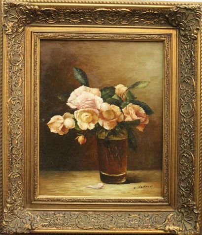 null Casimir NEKROV (XX)

Still life with flowers

Oil on canvas

Signed lower right

25.5...