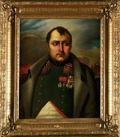 null ECOLE FRANCAISE DU XIXe SIECLE

Napoléon à Moscou

Huile sur toile

46,5 x 38...