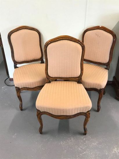 null Suite of three Regency style chairs. Good condition