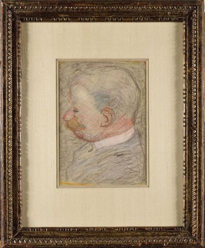 null Edouard VUILLARD (1868-1940) Portrait d’Alexandre Vuillard - vers 1890 Pastel...