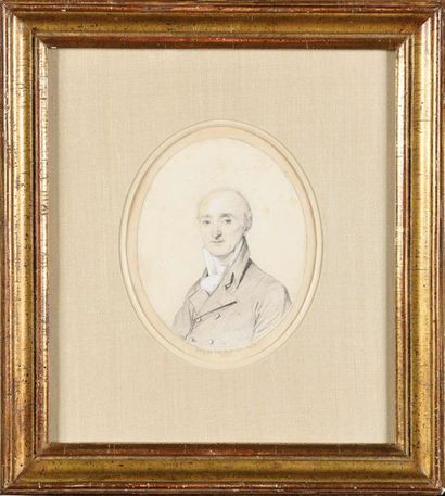 null Jean Auguste Dominique INGRES (1780-1867) Portrait d’Étienne de Lacépède Dessin...