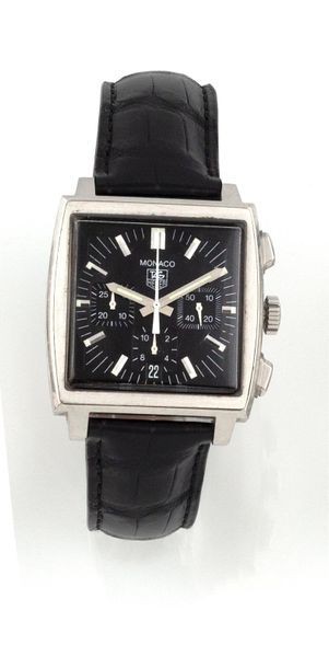 null TAG HEUER MONACO Serial number CW2111-0 RRH8173. Mythical square case in Monaco...