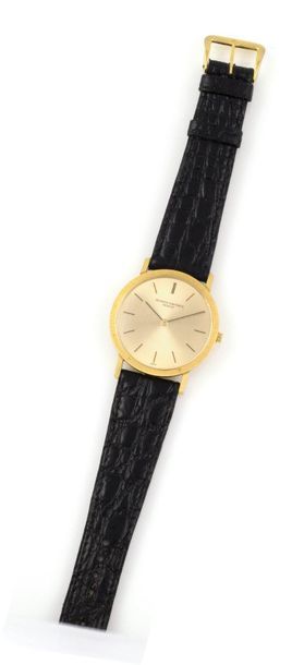 null VACHERON CONSTANTIN Ref: 496395/6351. Circa 1980. Extra-flat bracelet watch...