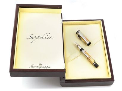 null MONTEGRAPPA Model SOPHIA. Fountain pen in silver 925. Limited series on the...
