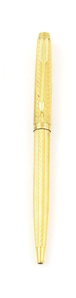 null PARKER
Ballpoint pen in vermeil (silver 800 thousandths and gold plated) with...