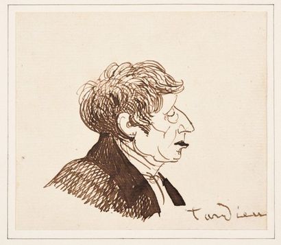 null "FRANÇOIS-MARIUS GRANET (1775-1849) Portrait d'Ambroise Tardieu (1788-1841)...