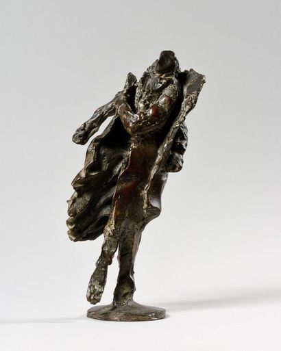 null CLAUDE ABEILLE (Né en 1930) Personnage Épreuve en bronze patiné Signé et numéroté...