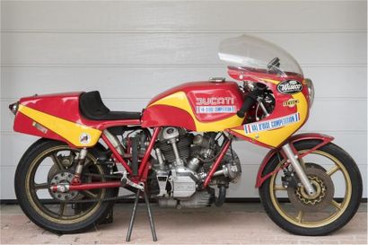 1981 DUCATI 860 SS DESMO Succession of Mr. X

Type: 860 SS

Frame No. DM750SS 

DCM...