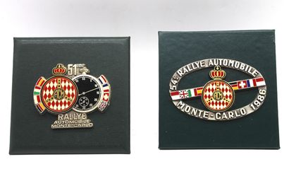 null Badges des 50, 51, 52 et 54° Rallyes Monte Carlo: 1982, 83, 84 et 86

4 badges...