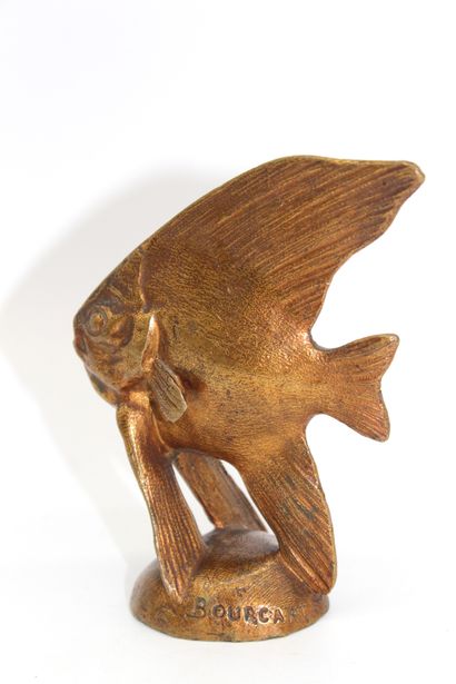 null BOURCART

Poisson Scalaire

Mascotte signée Bourcat. Bronze argenté dorée. H:...