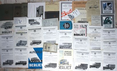 null Documentation Camions BERLIET de 1911 à 1930

Lot de documentation sur les camions...